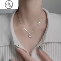JiMi925银银猫眼石虎头项链女小众设计高级感老虎锁骨链本命年虎吊坠