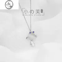 JiMis925银银小鱼项链设计感个性锁骨链女小众吊坠高级感项链ins简约
