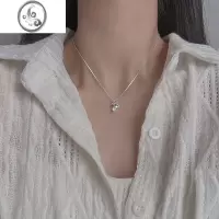 JiMi925银银樱桃项链女2023年新款轻奢小众设计感高级锁骨链颈链