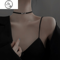 JiMi 黑色choker项圈女颈带chocker项链女ins嘻哈脖颈链脖子饰品