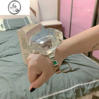 JiMi表白器创意水晶大钻戒道具超大钻石戒指浪漫生日礼物求婚送女友