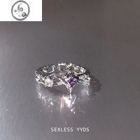 JiMiyyds 冷淡风四芒星戒指女小众设计潮手饰个性时尚情侣指环高级感