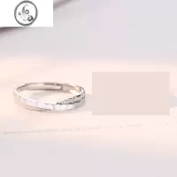 JiMi星河戒指女ins轻奢高级感小众设计气质简约冷淡风开口可调节素圈