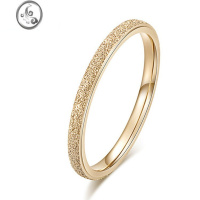 JiMieManco饰品货源不锈钢指环欧美新款镀金ins个性简约时尚手饰戒指