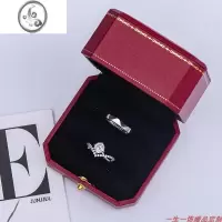 JiMi仿真婚礼道具对戒结婚钻戒假情侣礼品戒指礼盒活口可调节大小设计