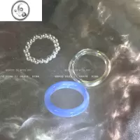 JiMiins网红风珍珠戒指女小众设计素圈组合戒时尚个性指环2023年新款
