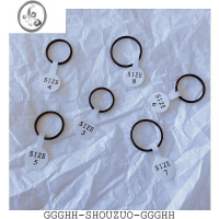 JiMiins戒指女关节戒黑色尾戒小指网红不锈钢圆圈简约个性钛钢戒指女