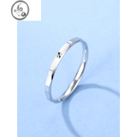 JiMiS990银银戒指男女士小指个性时尚小众设计潮尾戒足银食指指环