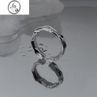 JiMi小众设计感开口情侣戒指女夏ins冷淡风食指戒2023年新款指环配饰