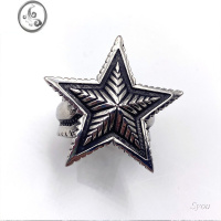 JiMiSyou经典Cody星星复古欧美中性戒指钛钢朋克小众个性饰品摇滚配饰