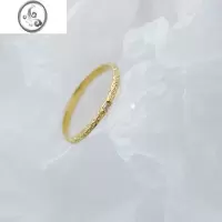 JiMi大码戒指女胖mm胖手几何纹时尚个性叠戴简约小众设计欧美食指指环