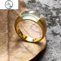JiMi马鞍戒指男女轻奢个性时尚潮流气质复古高级感小红书同款指环