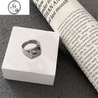 JiMi卡门 ”墙裂“戒指男潮小众嘻哈高级感百搭款个性食指指环配饰品