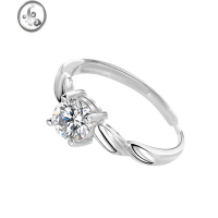 JiMi闪耀银河情侣款对戒小众设计s925银银高级戒指女可调节情人节礼物