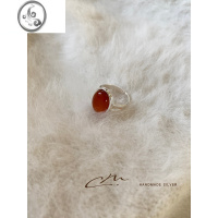 JiMiChalimizi戒指合集 茶啡走奶新年同款 小众高级感s925银银戒指女