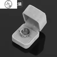 JiMi情侣款齿轮戒指女小众设计师高级感指环复古轻奢机械合金男士戒指