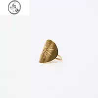 JiMi极简主义复古潮流戒指饰品做旧指环七夕礼物