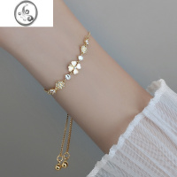 JiMi四叶草手链女ins小众设计冷淡风高级感手饰2023年新款潮闺蜜礼物