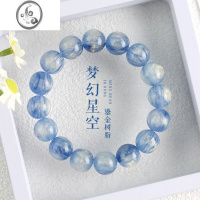 JiMi梦幻星空树脂文玩学生盘玩菩提手串女款冰透猫眼绕指柔情侣手链男