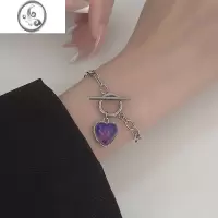 JiMi感温变色手链项链闺蜜爱心女学生ins风小众设计磁吸情侣三人手环