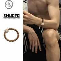 JiMi竹节手串男百搭小众高级感男生节节高升新中式男款串珠男士手链潮