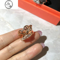 JiMi925银银满钻锁头猪鼻子戒指女时尚个性轻奢三合一精致指环kelly双