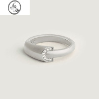 JiMi原创流行ins设计镶钻宝石戒指轻奢高级冷淡风指环时尚小众戒指