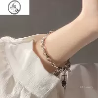 JiMi橘白 韩版个性手链女复古嘻哈ins冷淡风小众高级感镀金手环