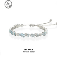 JiMi冰岛锆石满天星手链原创小众设计冷淡风高级抽拉链条2023新款手环