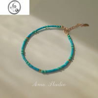 JiMiAMO只此青绿松石珍珠手链ins小众设计串珠百搭女生闺蜜礼物手饰