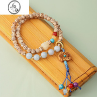 JiMi星月菩提DIY文玩手串手链阿呆原创清新民族风手捻念珠佛珠女