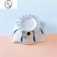 JiMi情侣手链感应一对银银新款水晶手串轻奢小众设计高级感异地恋好物