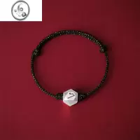 JiMi十二星座手链银银六方开财斧天秤座手绳天蝎双鱼射手金牛白羊狮子