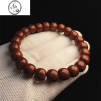 JiMi紫金鼠老型桶珠手串实心籽绕指柔菩提子打磨佛珠文玩念珠手链