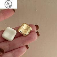 JiMi法式网红耳钉女银针复古高级感耳环2023新款小众冷淡风耳饰