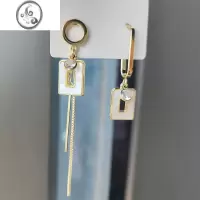 JiMiS925银针韩国轻奢小众设计珍珠耳环女简约气质新款DO镶钻耳钉耳饰