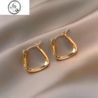 JiMi欧美复古金色几何耳钉女2023年新款耳环冷淡风高级感气质耳饰