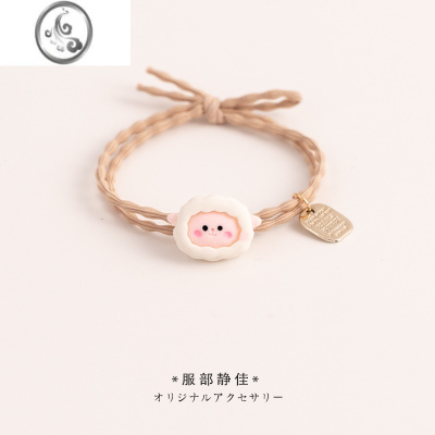 JiMi小众设计ins~卡通动物橡皮筋网红2023新款扎头发高颜值头绳女生