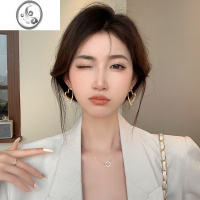 JiMi自带气场!爱心耳环女小众设计感高级耳钉2023年新款耳圈耳饰