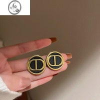 JiMi小香耳钉2022年新款潮轻奢小众设计感耳饰高级感气质名媛复古耳环