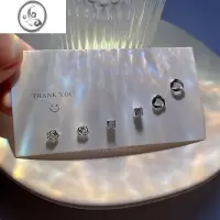 JiMi[套装]S925银银耳钉小巧养耳洞一周耳饰潮2022新款小众设计耳环