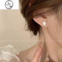 JiMi气质玫瑰花耳钉女小众设计高级感冷淡2023年新款洋气耳饰耳环