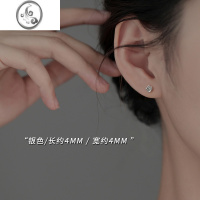 JiMi[]999足银花朵耳钉新款2023轻奢高级感耳环小众女耳饰
