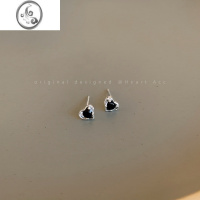 JiMi睡觉不用摘爱心锆石耳钉女小巧精致高级感耳饰轻奢小众设计感耳环