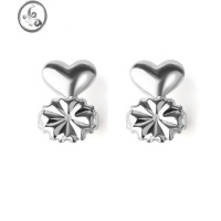 JiMi防过敏可调耳环耳钉支撑辅助器耳堵防掉提升器耳垂固定耳骨扣