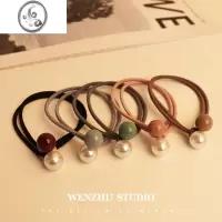 JiMi简约时尚高弹力耐用发圈头绳韩国高级感扎头发橡皮筋女丸子头发绳