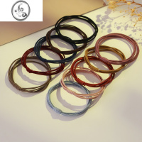 JiMi2023年新款韩国简约成人发饰扎头发橡皮筋高弹耐用发绳马尾发圈女