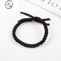 JiMi简约头饰手工打结绑头绳日韩系基础发绳拼色发圈橡皮筋扎头发饰品