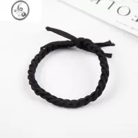 JiMi简约头饰手工打结绑头绳日韩系基础发绳拼色发圈橡皮筋扎头发饰品
