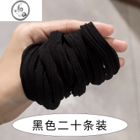 JiMi咖色橡皮筋高弹力耐用扎头发皮套女头绳简约发圈加粗不伤发头发绳